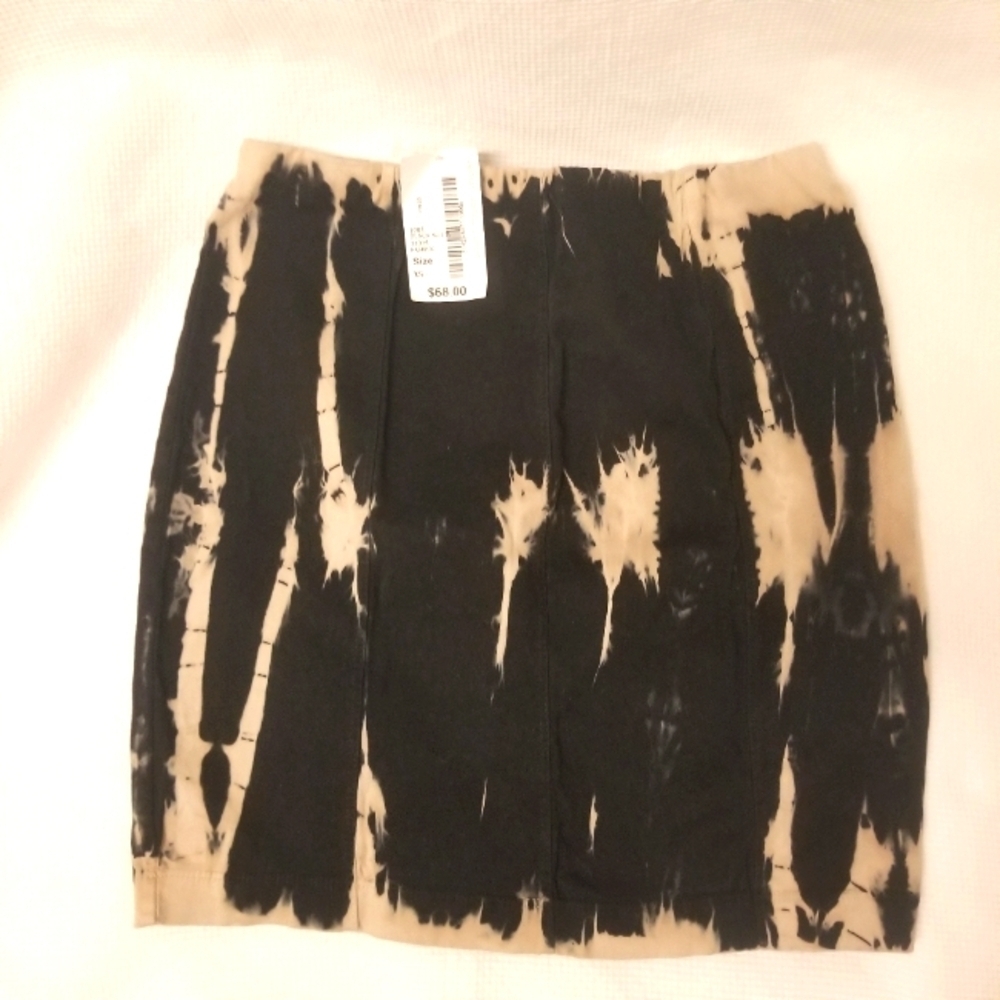 NWT Retro Tiedye Juniper Blu Skirt B6
